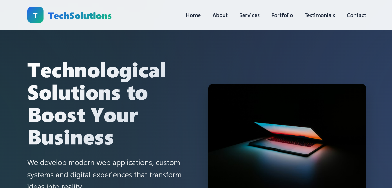 Tech Solutions Corp Website